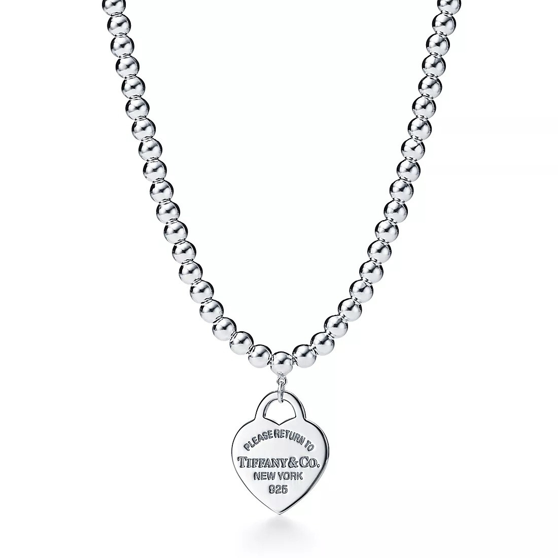 

Колье в виде сердца Tiffany & Co., серебро