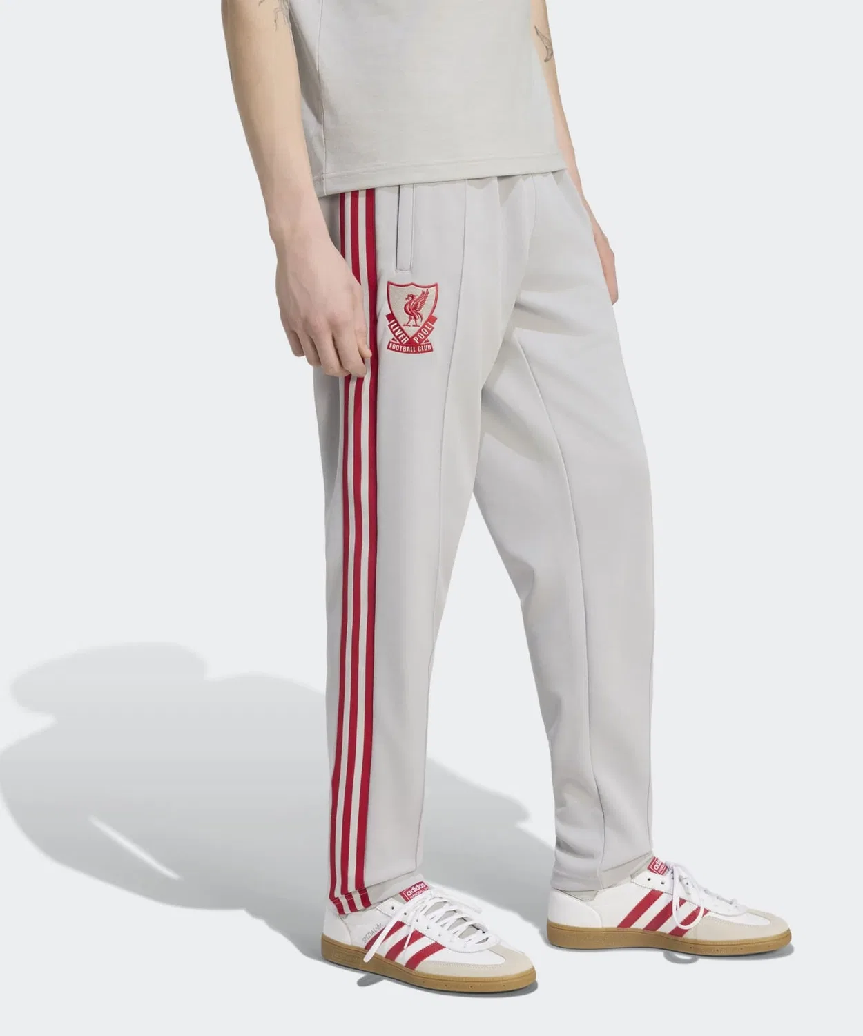 Мужские спортивные штаны с принтом Liverpool FC Originals Track Pants Adidas, Серый
