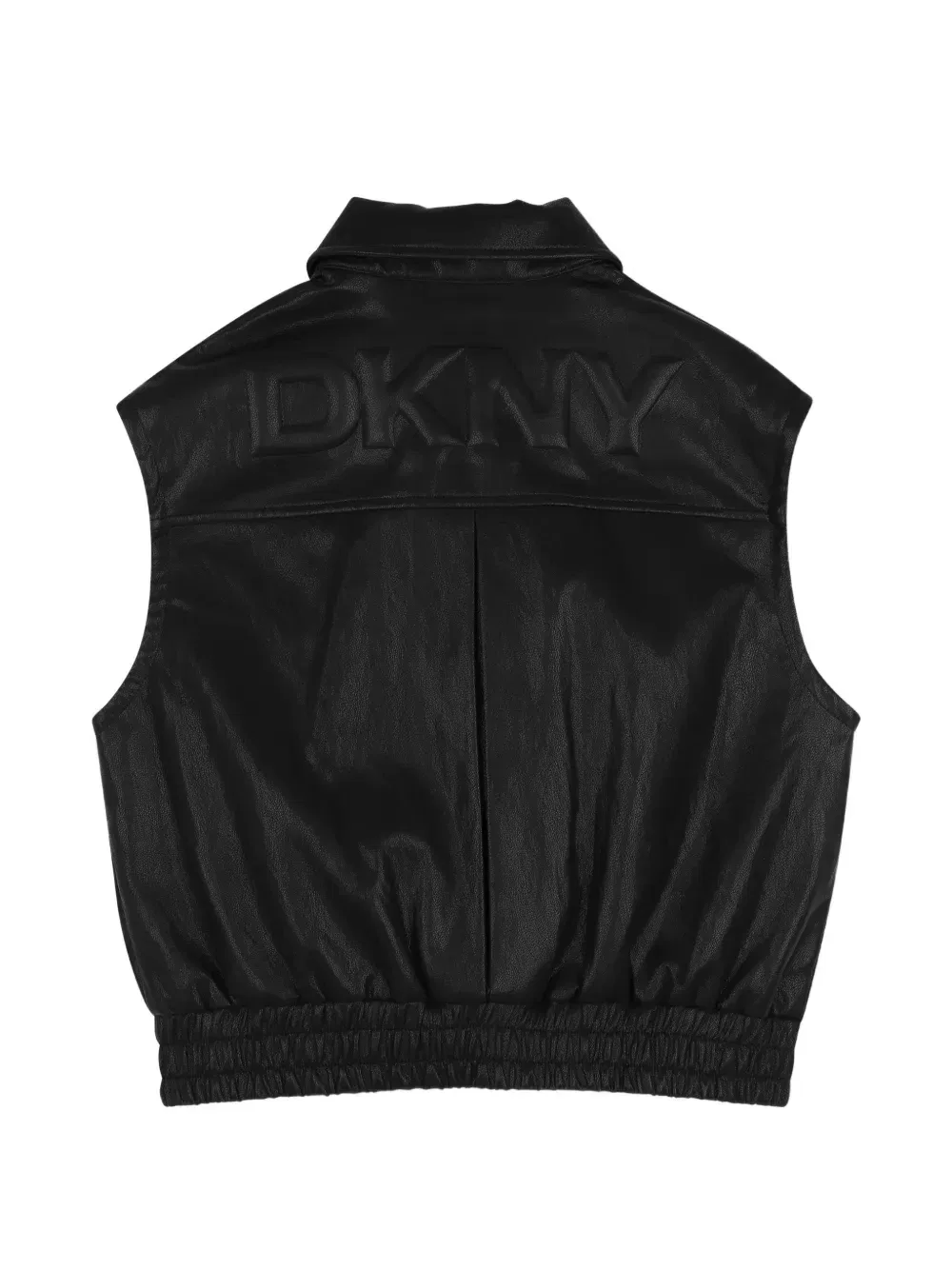 Топ с тисненым логотипом Dkny Kids, черный — фото 2