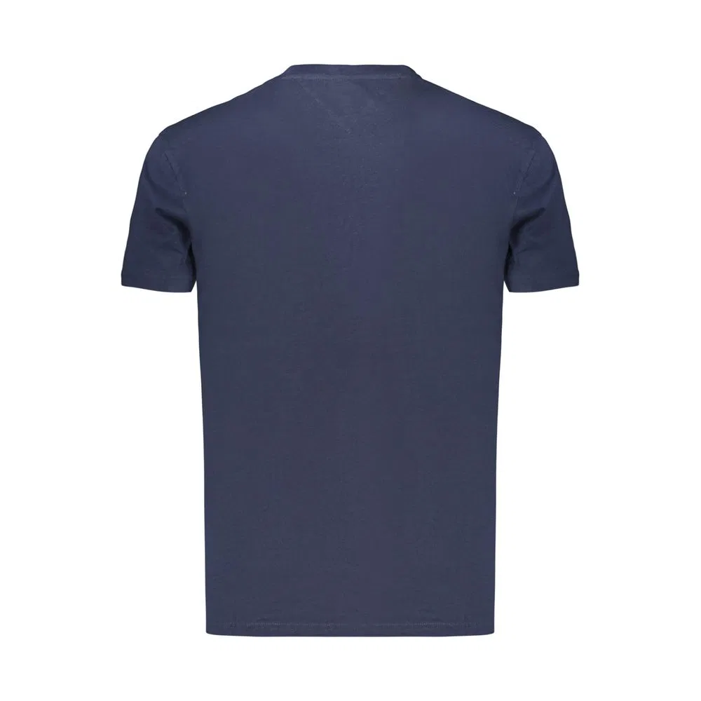 Мужская футболка с коротким рукавом и принтом логотипа Tommy Hilfiger, Blue — фото 2