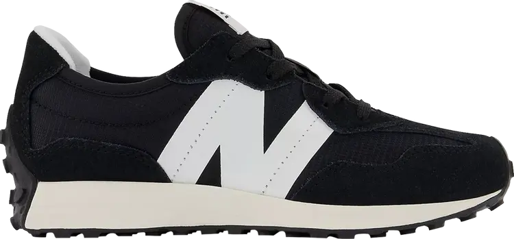 

Кроссовки New Balance 327 Little Kid 'Black White', черный