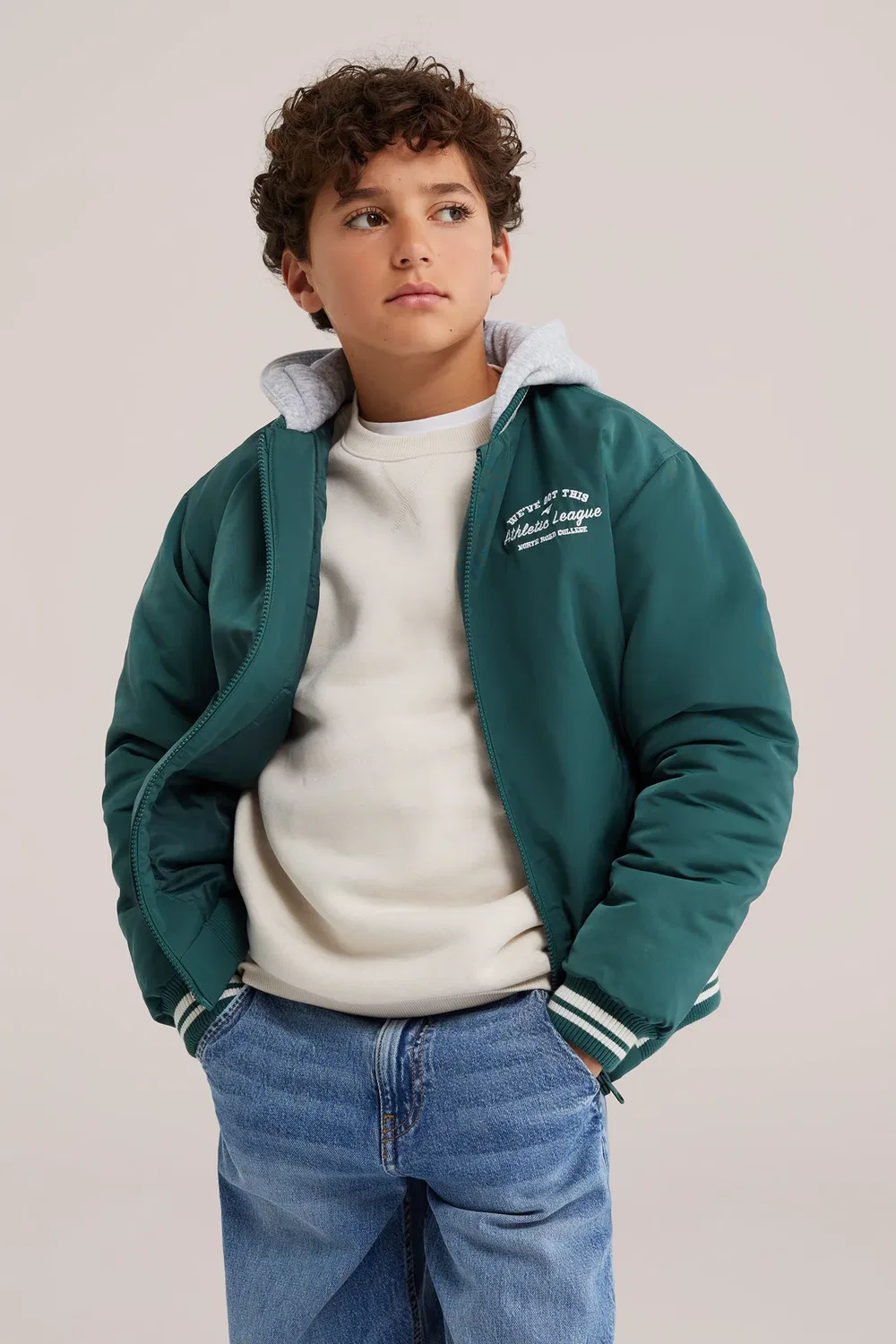 Легкая куртка We Fashion, Green — фото 3