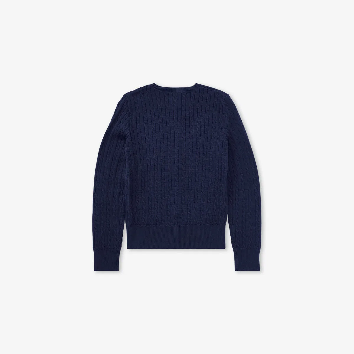 Детский хлопковый кардиган-поло с вышивкой в виде пони, крупной вязки Polo Ralph Lauren — фото 4