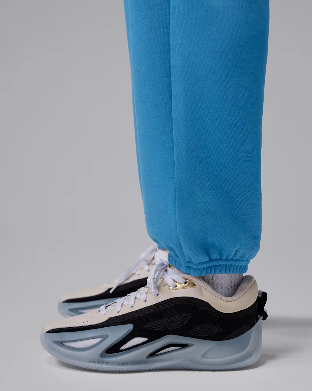 Женские флисовые брюки Dri-FIT Jordan Sport Crossover, Blue Beyond/White — фото 4
