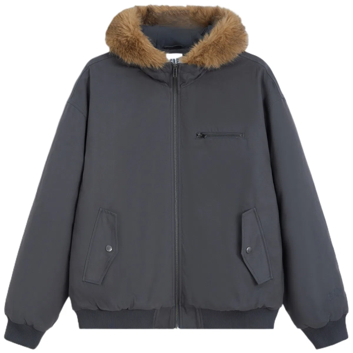 Мужской пуховик с капюшоном GAP, Dark Gray