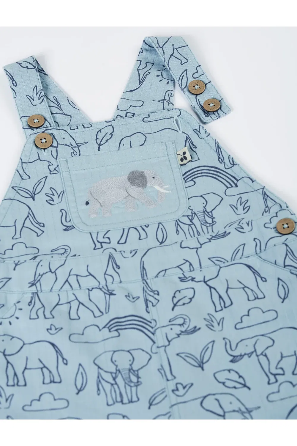 Детские шорты-комбинезон Matthew Frugi, Blue — фото 3