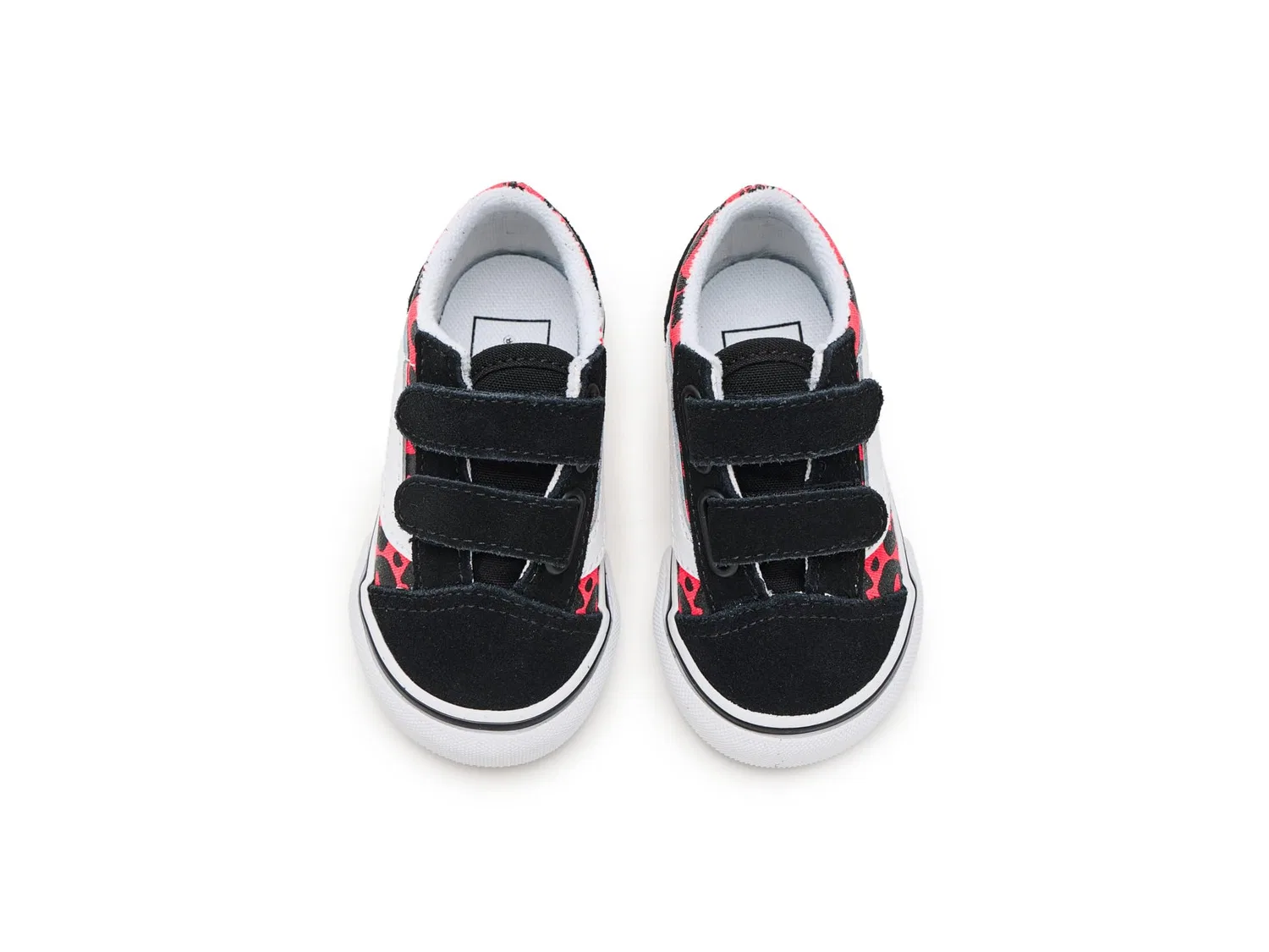 Кроссовки Old Skool V (для младенцев и малышей) Vans Kids, Glitter Leopard Diva Pink — фото 3