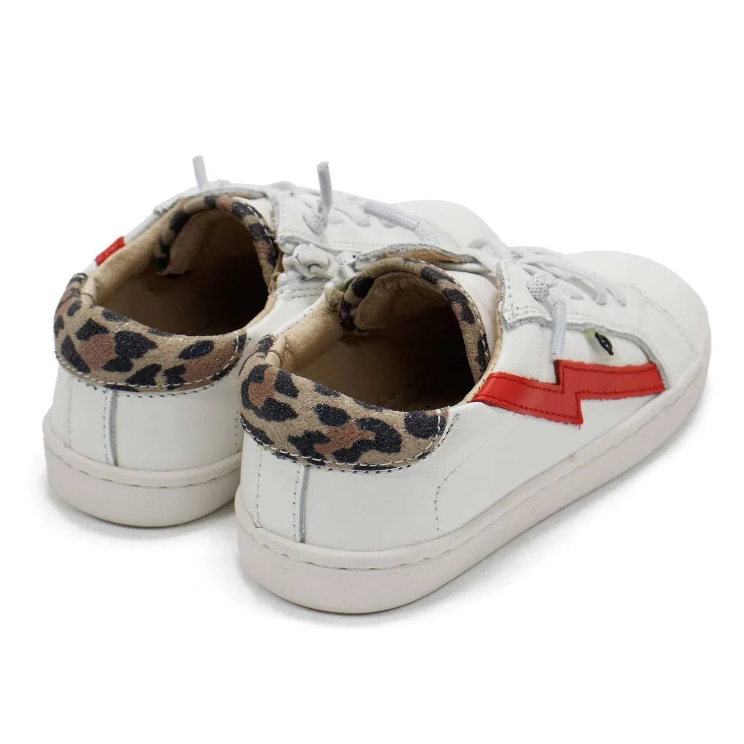 Детские кроссовки для девочек с эластичными шнурками Bolty Runner Old Soles, Snow — фото 3