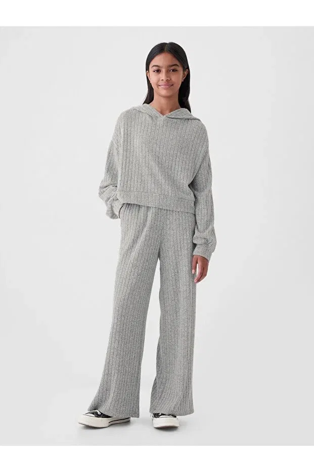 Детские спортивные штаны для девочек с широкой штаниной Gap, Gray
