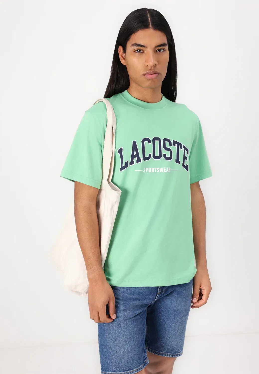 Джинсовые шорты Lacoste, Washed Deep Medium — фото 4