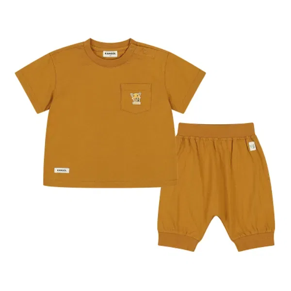 Детский спортивный костюм с логотипом, rb 0903, Kangol Kids, оранжевый