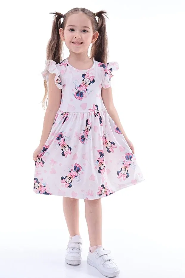 Детское платье для девочек хлопковое Tny, Ecru