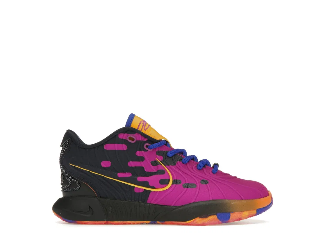 Детские кроссовки для мальчиков Nike LeBron 21 SE, Hyper Violet/Hyper Royal/Obsidian/Bright Mandarin