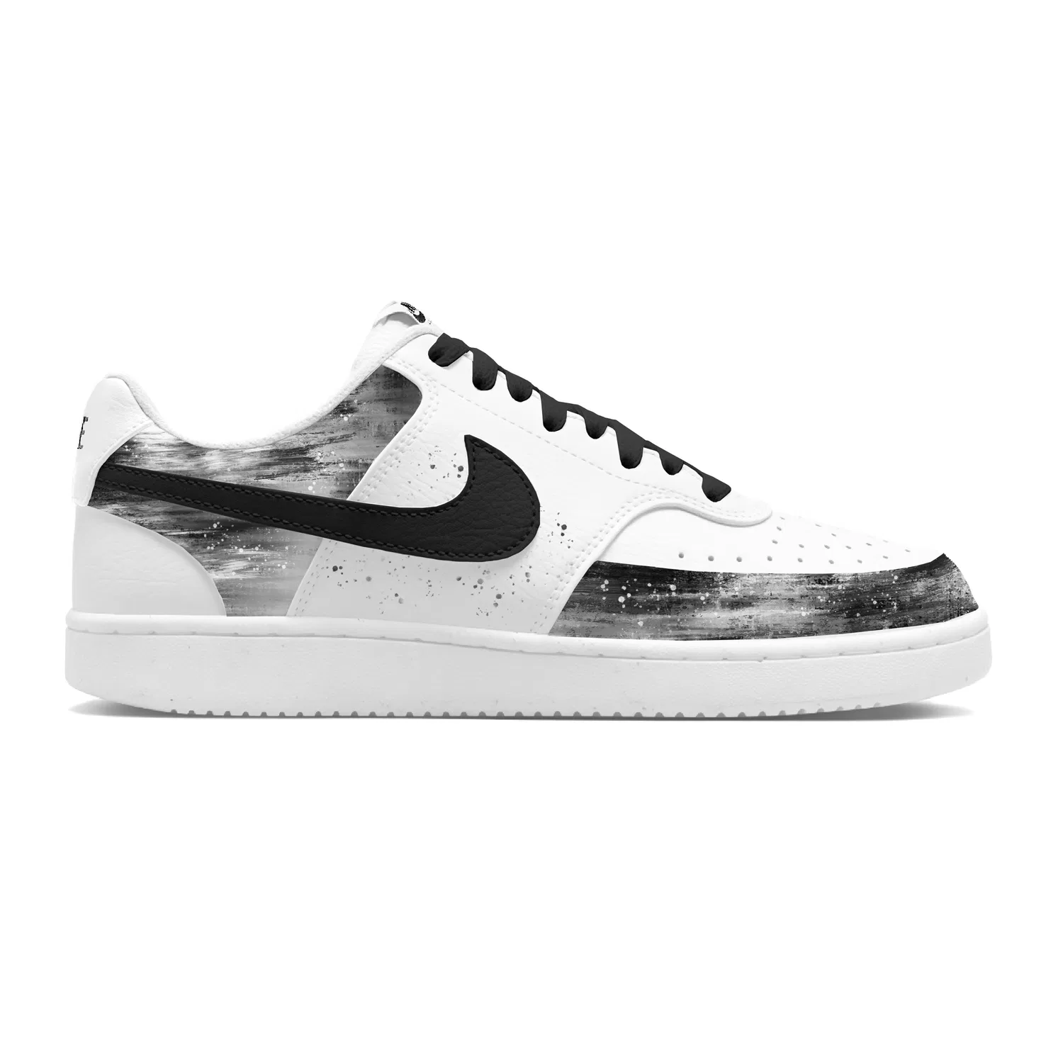 Кроссовки Nike Court Vision 1 Nighttime Star Ink Black White — фото 4