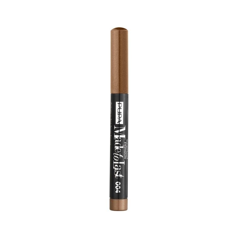 Тени для век made to last waterproof eyeshadow Pupa Milano, 4 - golden brown, вес 1.4 гр. — фото 2