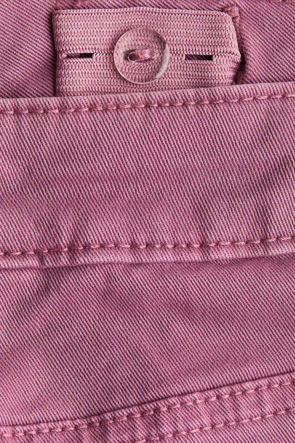 Широкие брюки из саржи H&M, Dunkelrosa — фото 3