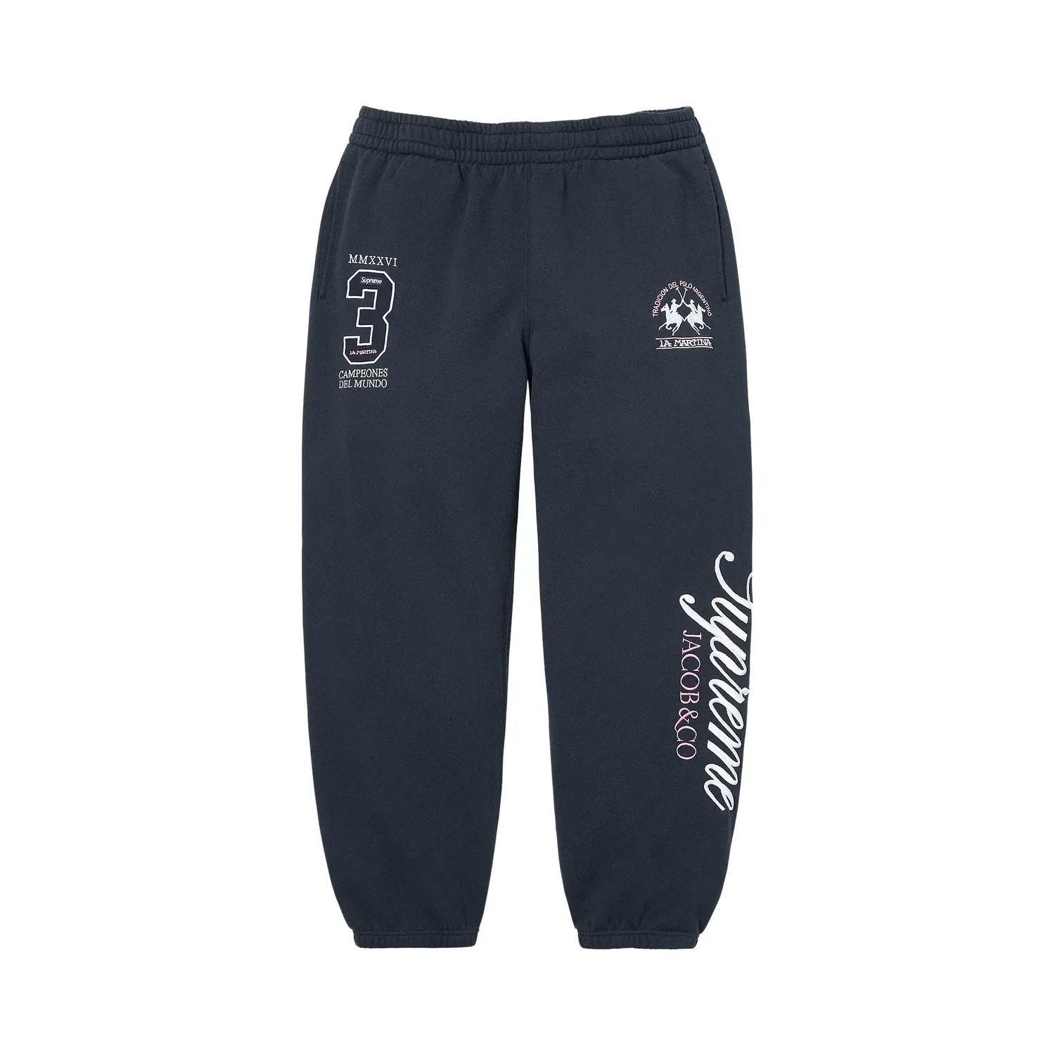 Спортивные штаны Supreme x La Martina x Jacob & Co, синий