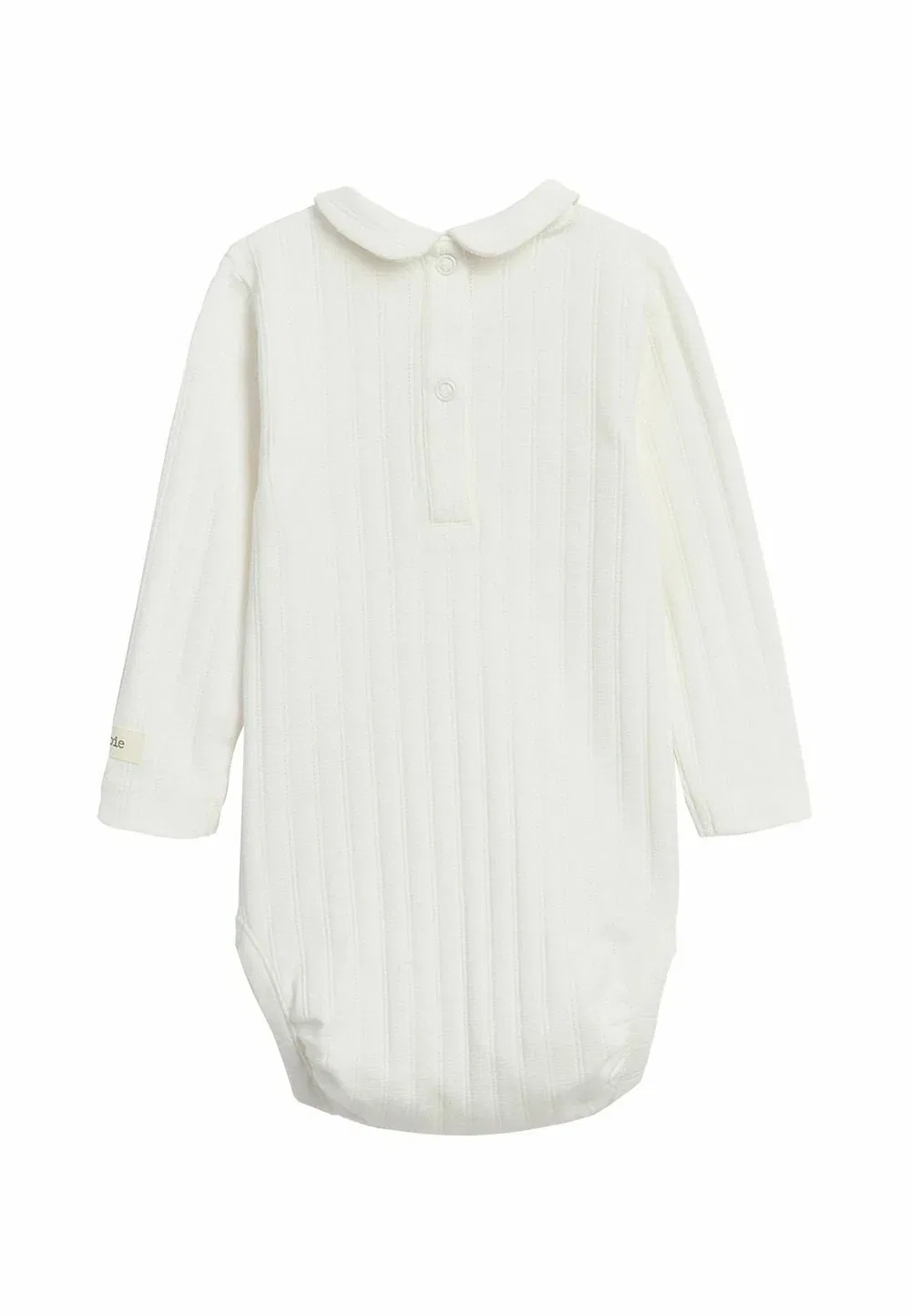 Боди с вышивкой, унисекс - боди Newbie, Off-White — фото 4