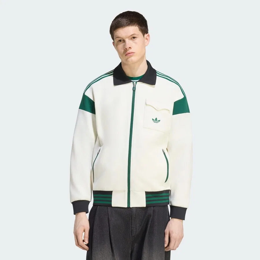 Куртка ADIDAS ORIGINALS Between-Season 'TRACK TOP' белого цвета — фото 2