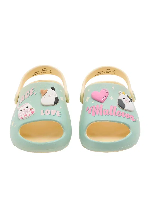 Тапочки с принтом Squishmallows sliders Marks & Spencer, Aqua Mix — фото 3