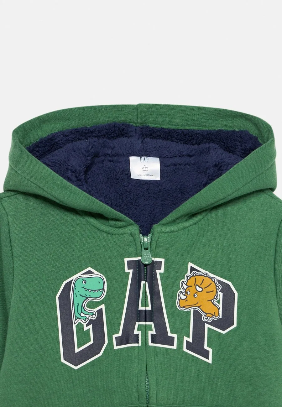Худи на молнии GAP, зеленого цвета — фото 3