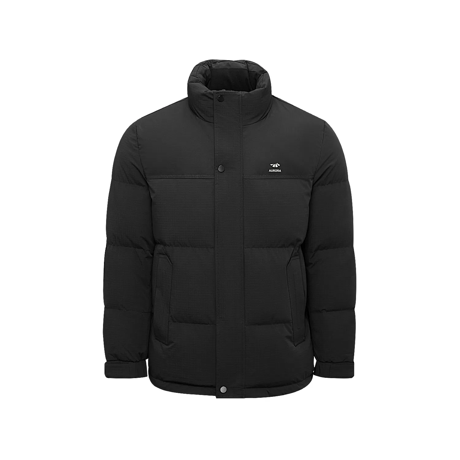 Детский пуховик с воротником-стойкой HLA, Black Trim B2
