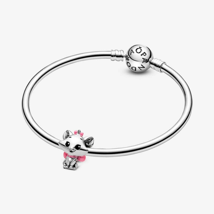 Шарм Pandora x Disney The Aristocats Marie, серебро/мультиколор — фото 4
