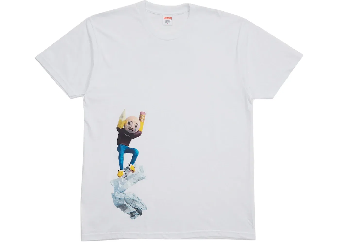 Мужская футболка с принтом Supreme Mike Hill Regretter Tee, White