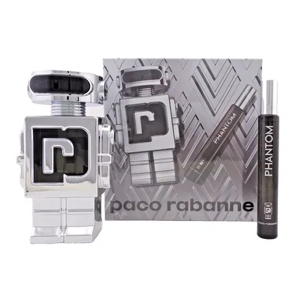 Парфюмерный набор для мужчин Paco Rabanne Phantom, 1000 мл и 10 мл