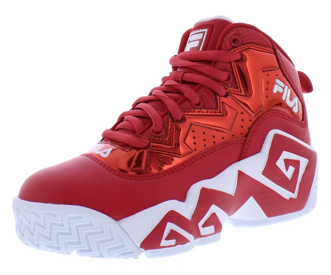 Детские кроссовки для мальчиков красные Fila, Red White