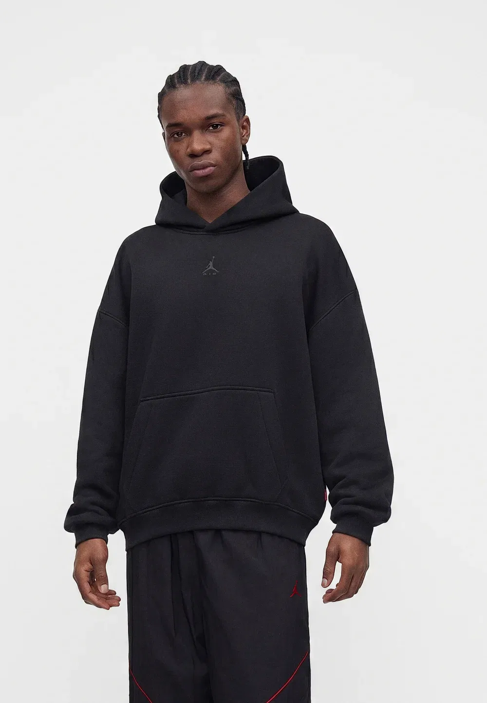 Толстовка с капюшоном Jordan, Black/Smoke Grey