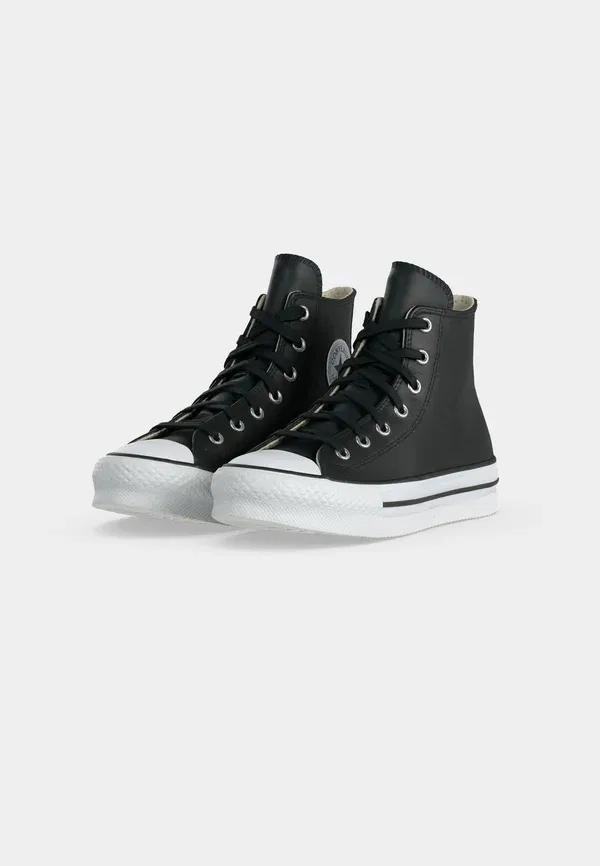 Кроссовки Chuck Taylor All Star Lift Platform унисекс - высокие кроссовки Converse, белый/черный — фото 3