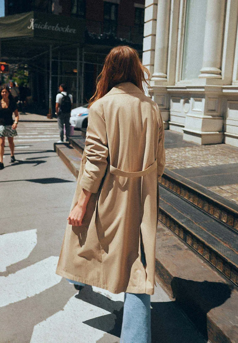 Подростковый - тренчкот Mango Kids, Beige — фото 2