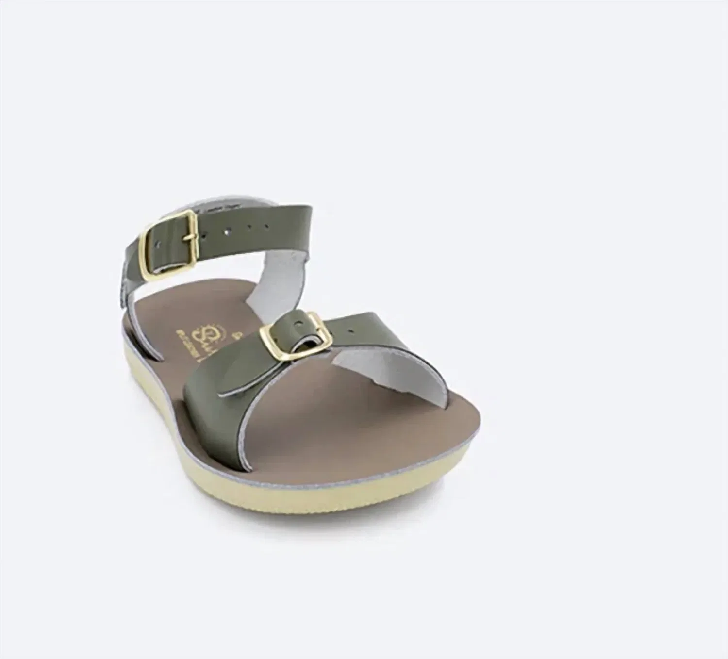 Детские сандалии для мальчиков с регулируемыми пряжками San Surfer Saltwater Boys Co., Olive