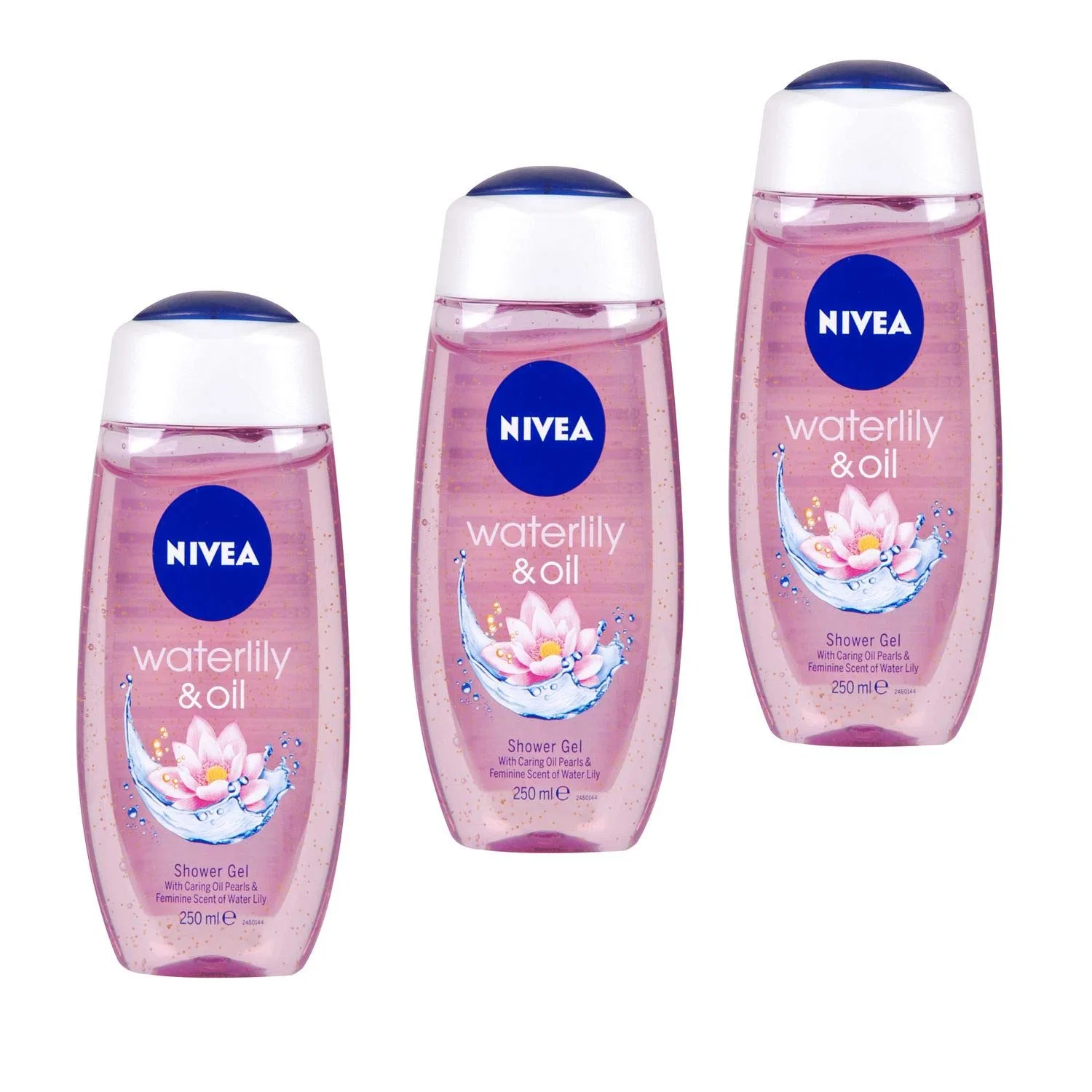 Гель для душа NIVEA с маслом и лемонграссом, 3 x 250 мл