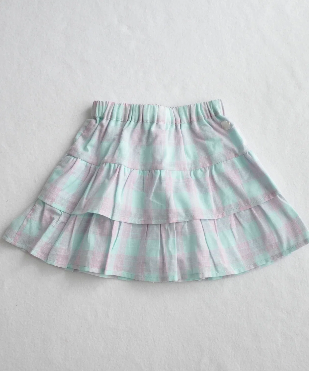 Детские шорты-юбка с рюшами Summer CK, модель Summer CK, coto cotte, Yellow — фото 2