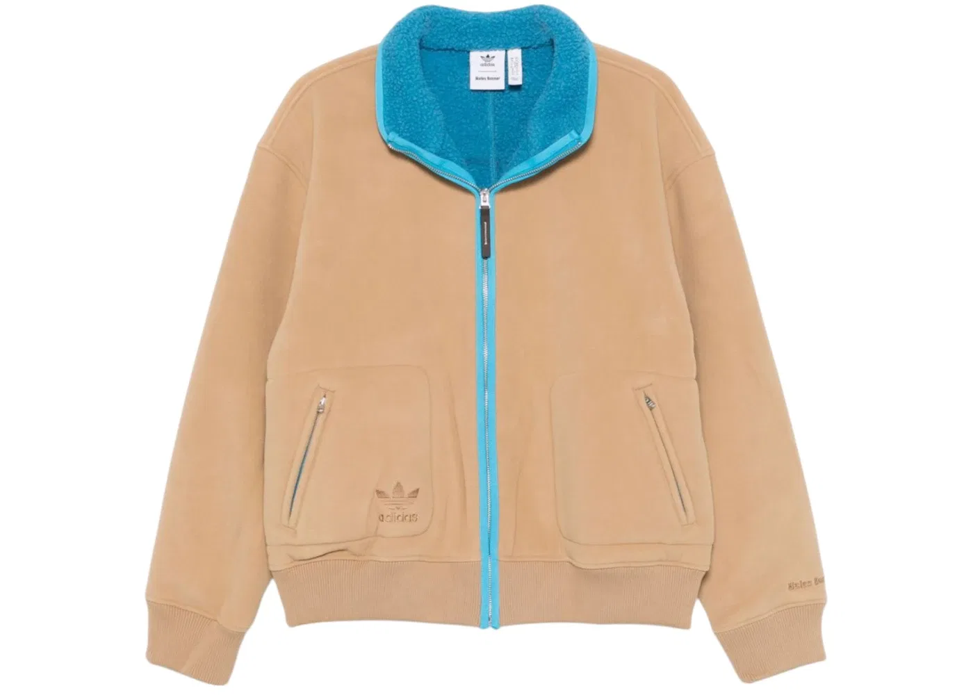 Унисекс куртка флисовая с принтом Jacket Adidas, Cardboard