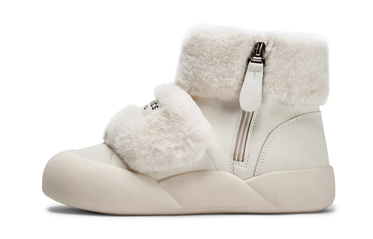 Детские ботинки для мальчиков из синтетической кожи Mid top Cotton Teenagers Dickies, Milk White