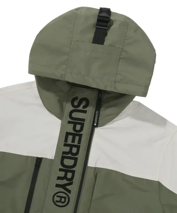 Куртка в стиле ветровки, Signature Windcheater, Superdry, хаки — фото 4