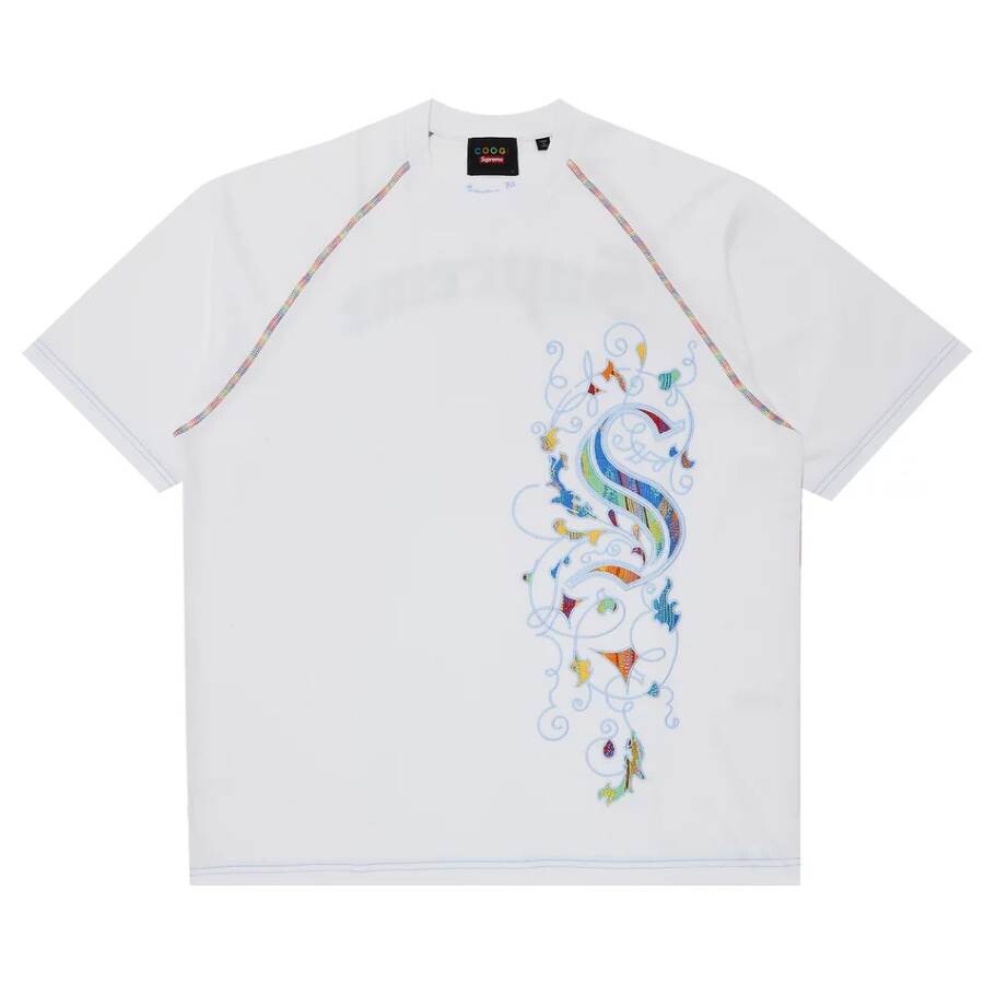 

Футболка Supreme x Coogi Raglan Short-Sleeve, белый