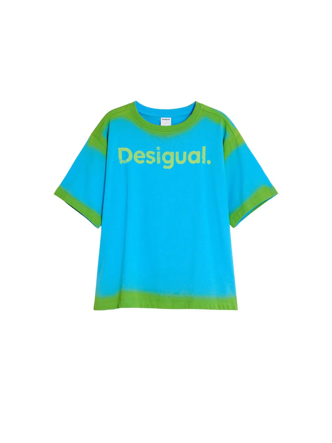 Рубашка Desigual небесно-голубого цвета
