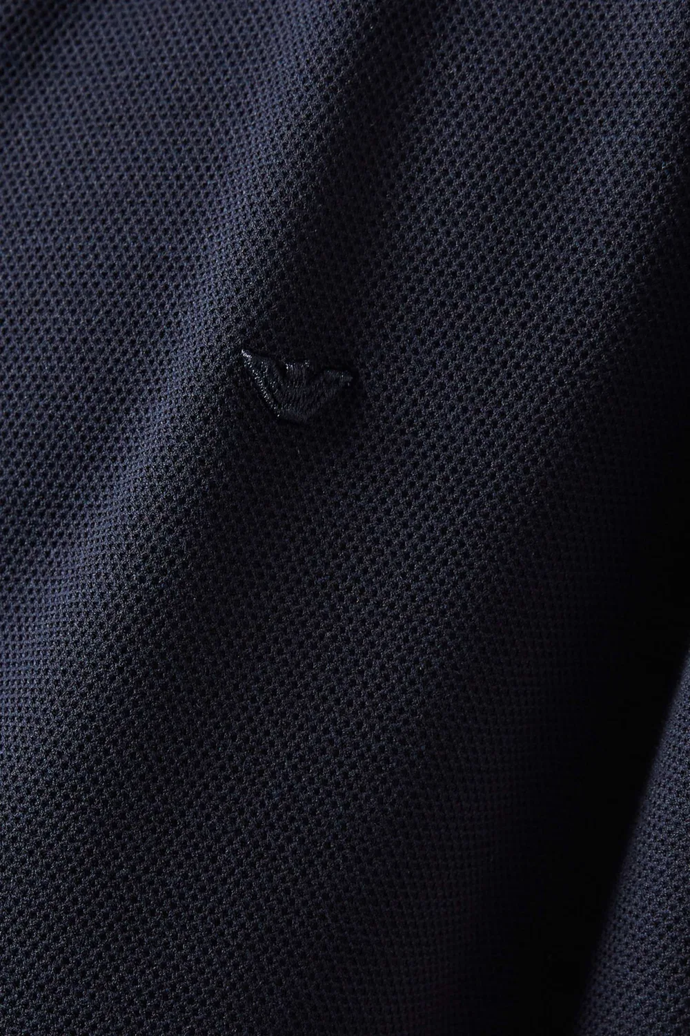 Толстовка на молнии хлопковый Emporio Armani, синий — фото 4