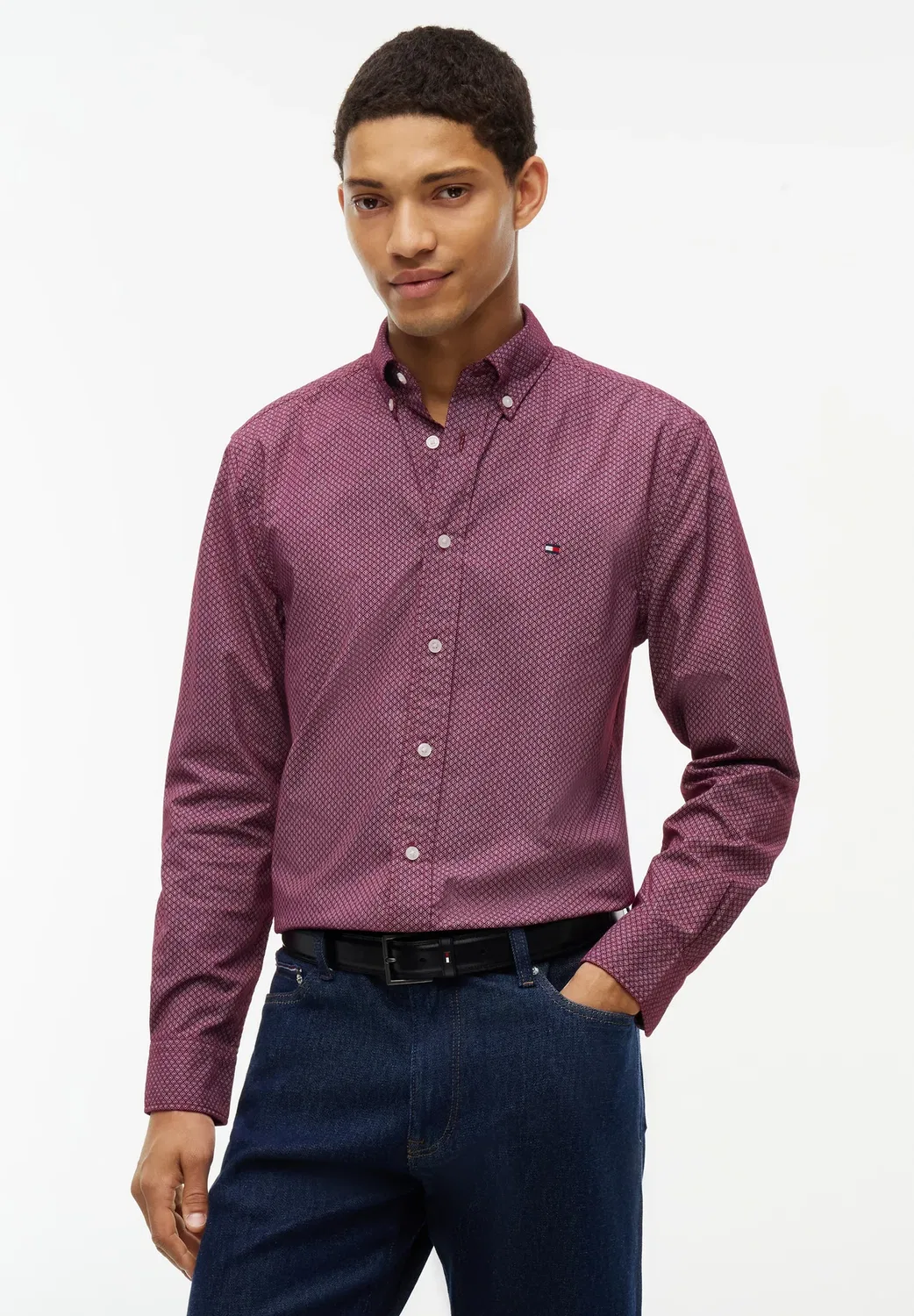 Hemd - рубашка Tommy Hilfiger, Aubergine