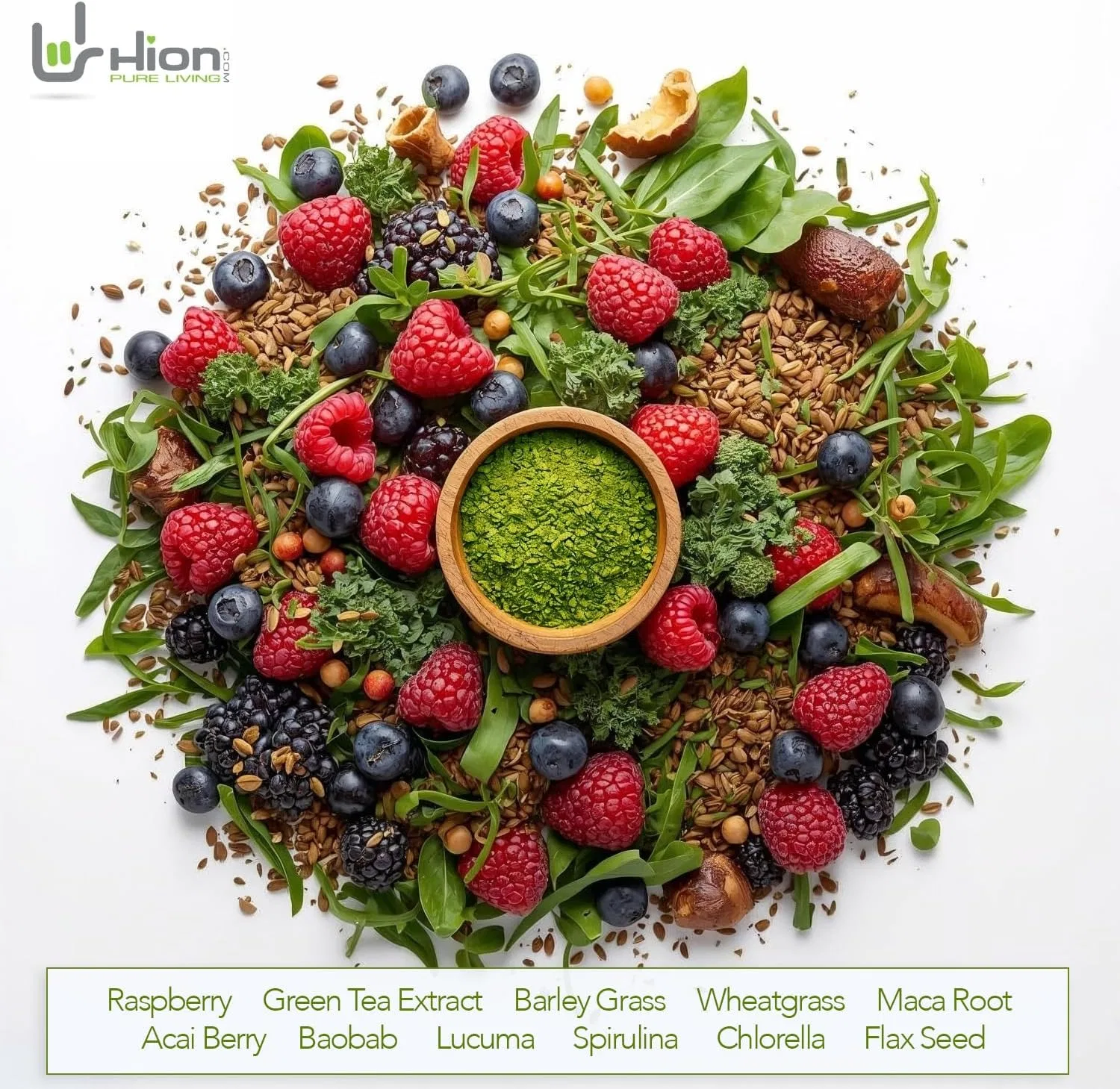 Тальк для тела Green Powder Ultimate Blend, Hion, 2x150 г — фото 4