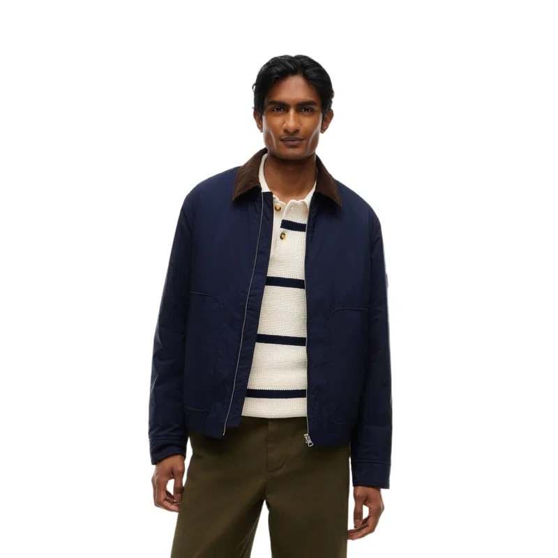 Мужской пуховик с лацканами Tommy Hilfiger, Navy Blue DW5