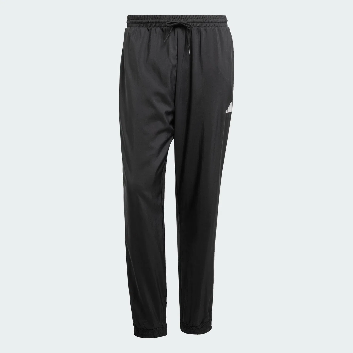 Мужские спортивные штаны с принтом Essentials Kleines Logo Stanford Adidas, Schwarz / Weiss — фото 2