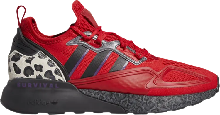 

Кроссовки Adidas Jalen Ramsey x ZX 2K Boost 'Survival Is Rare', красный