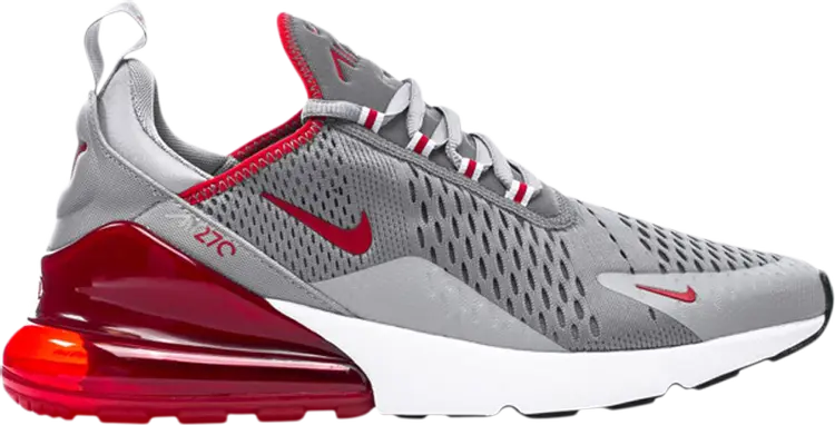 

Кроссовки Nike Air Max 270 'Particle Grey University Red', серый