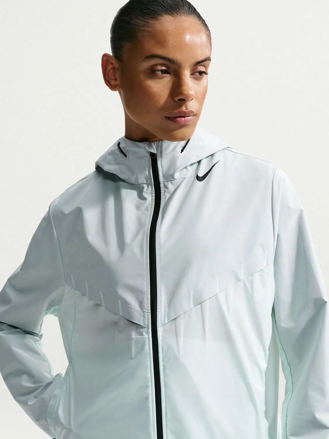 Куртка беговая, с вентиляцией Aerogami, AeroSwift Nike, Barely Green — фото 4