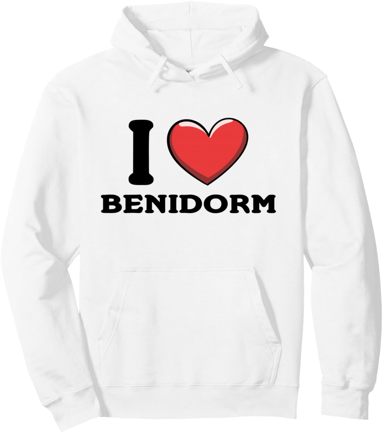 

Худи Я люблю Бенидорм Love Benidorm, белый